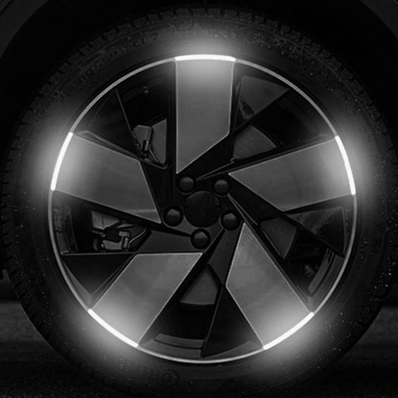 Car Wheel Glowing Stripes