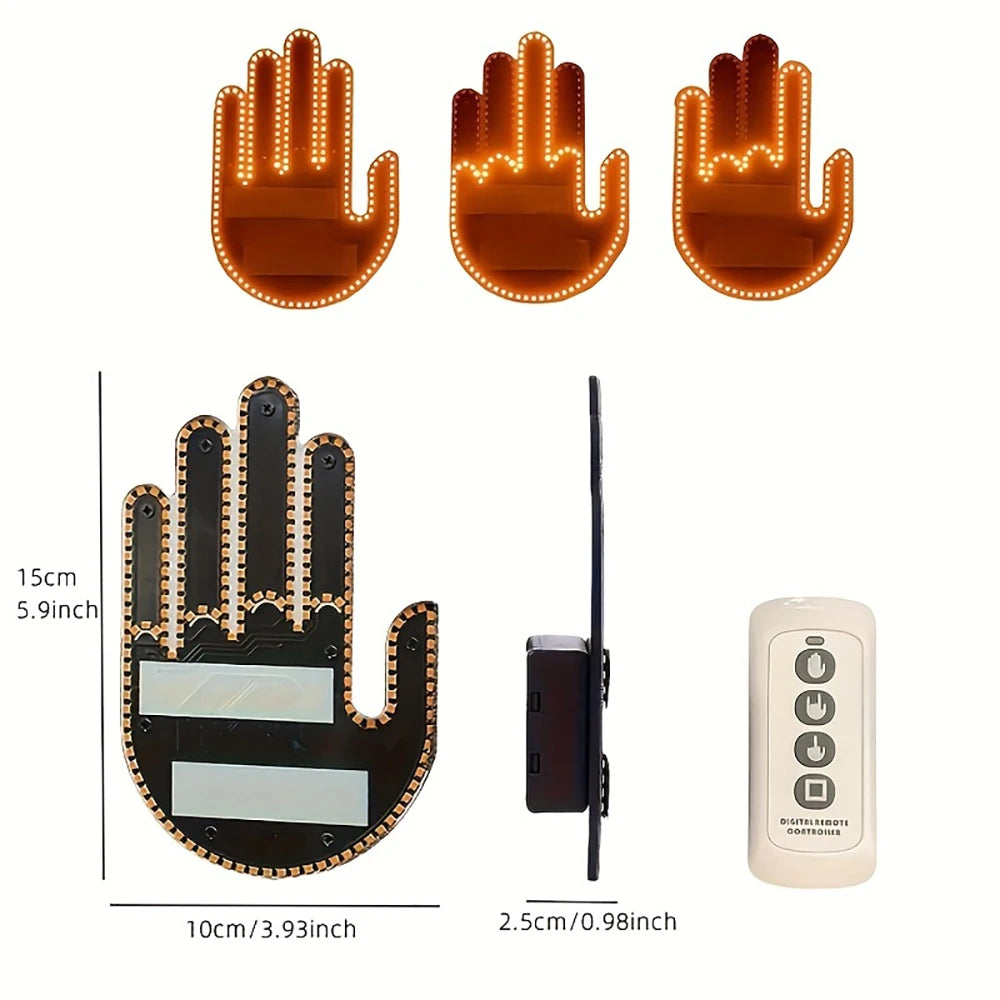 Hand Gesture LED Sign for Car