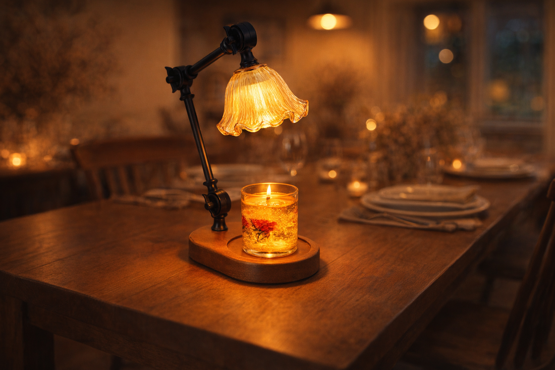 how do candle warmers work with a lamp style warmer