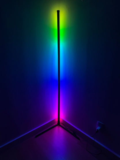 RGB Smart LED Corner Floor Lamp