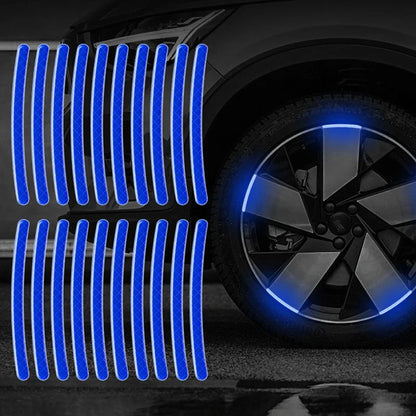 Car Wheel Glowing Stripes