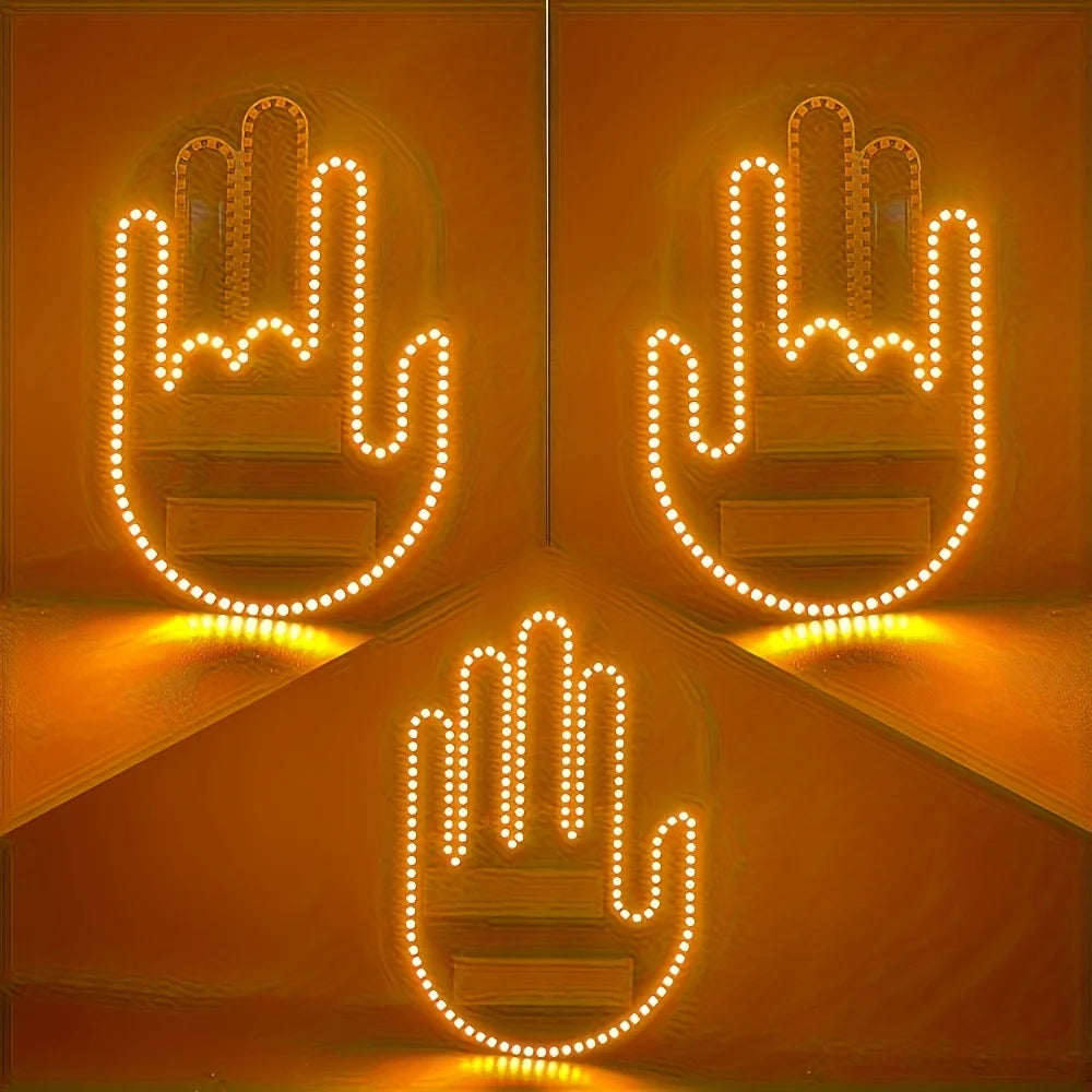 Hand Gesture LED Sign for Car