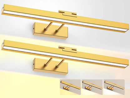 picture light sconce gold 2-pack wall mounted