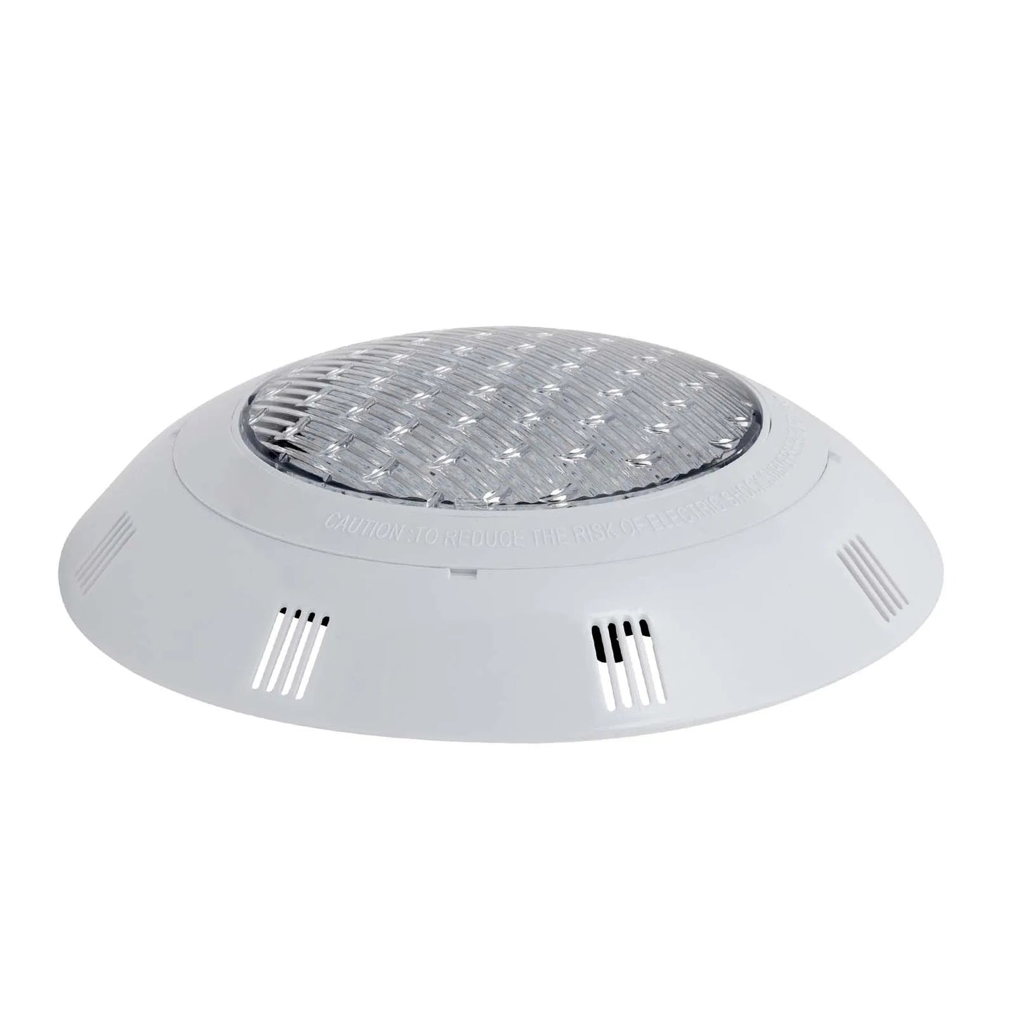 ip68 waterproof pool light side view on white background
