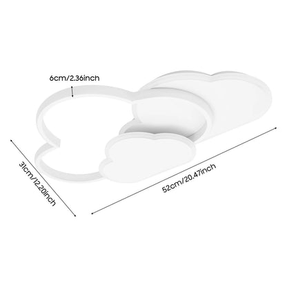 cloud pendant light dimensions diagram 52 by 31 centimeters
