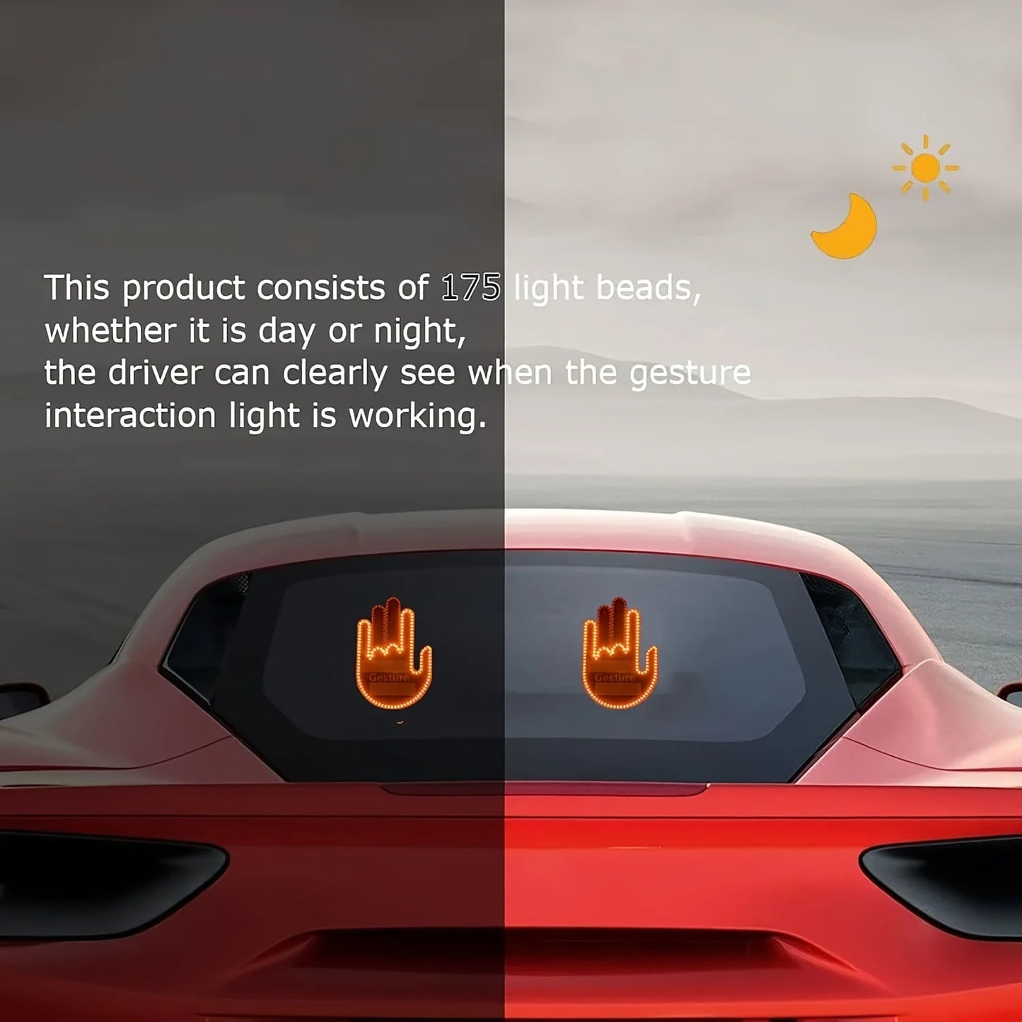 Hand Gesture LED Sign for Car