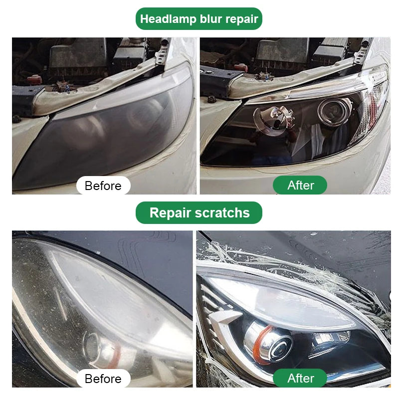 Car Headlight Restoration and Polishing Kit