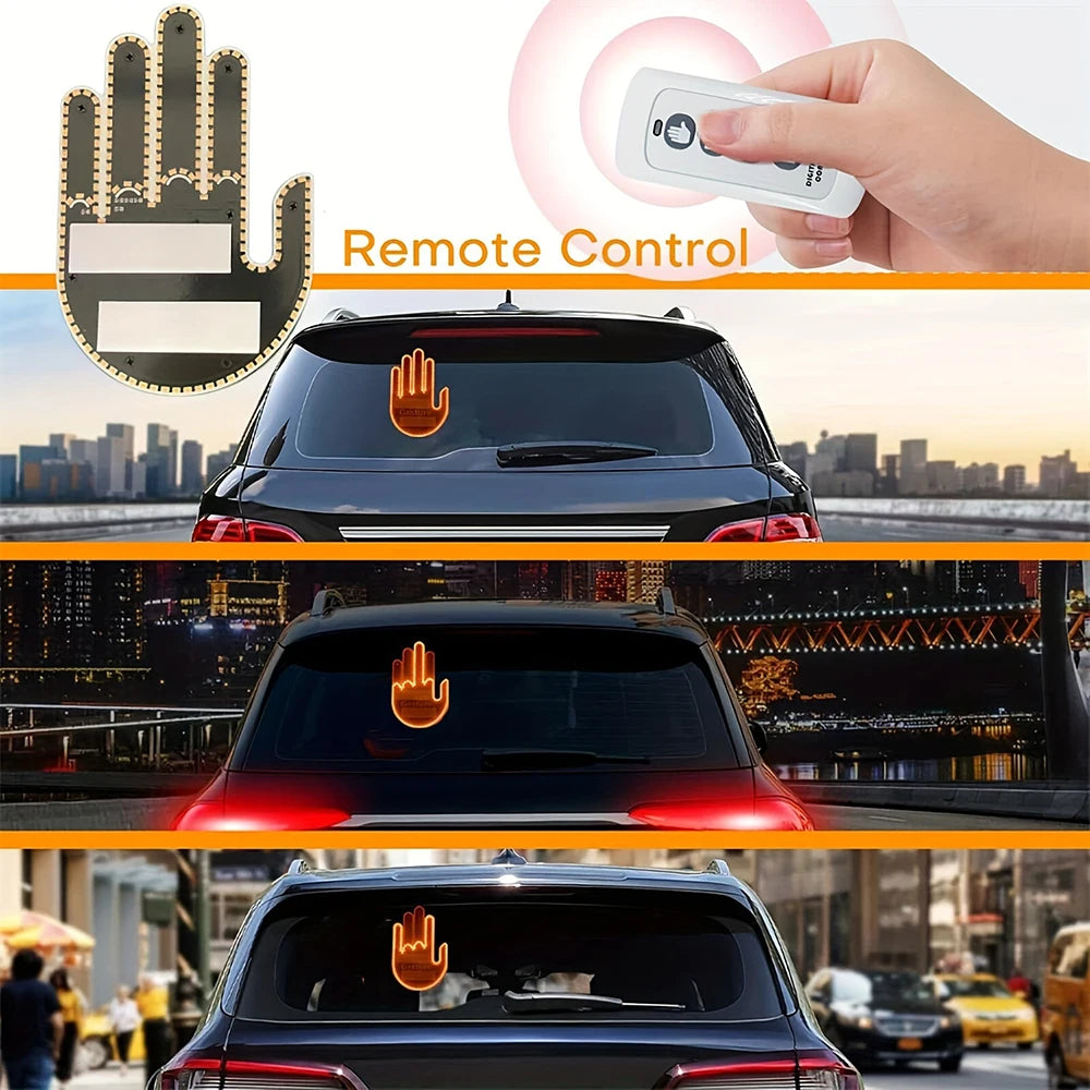 Hand Gesture LED Sign for Car