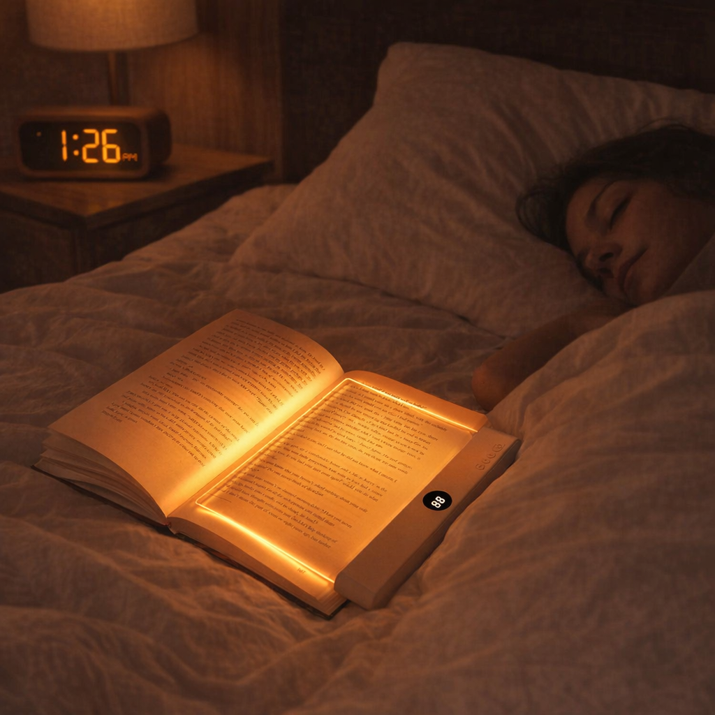 book light 99-minute sleep timer auto shutoff