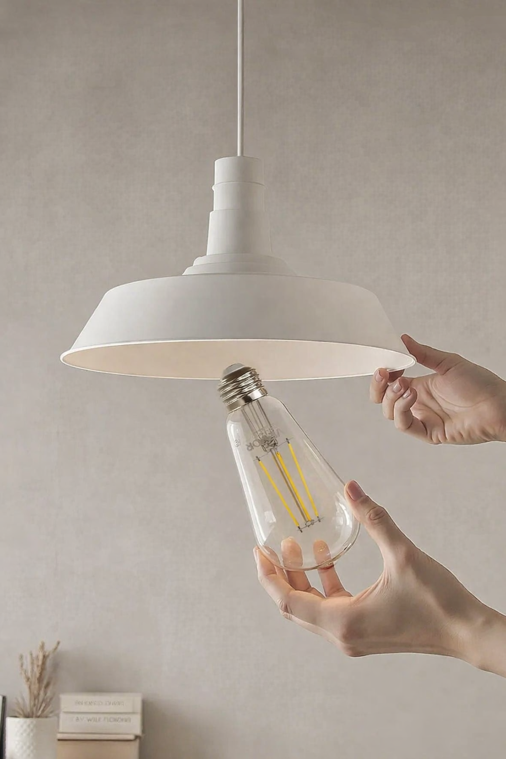 decor light bulbs easy E26 base installation in pendant fixture
