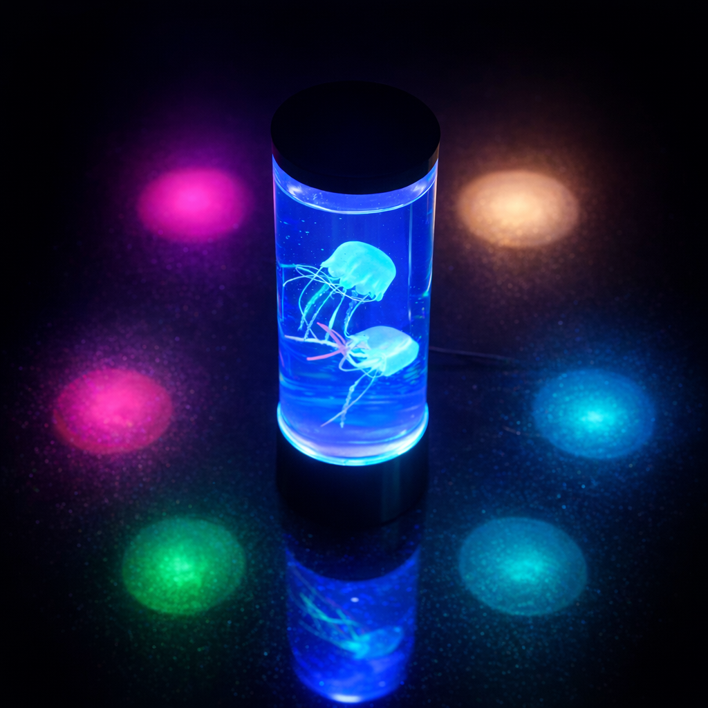 jellyfish lamp seven color modes feature highlight