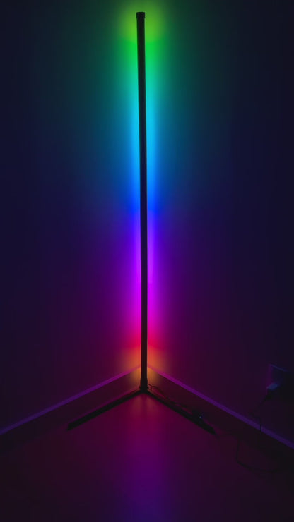 RGB Smart LED Corner Floor Lamp