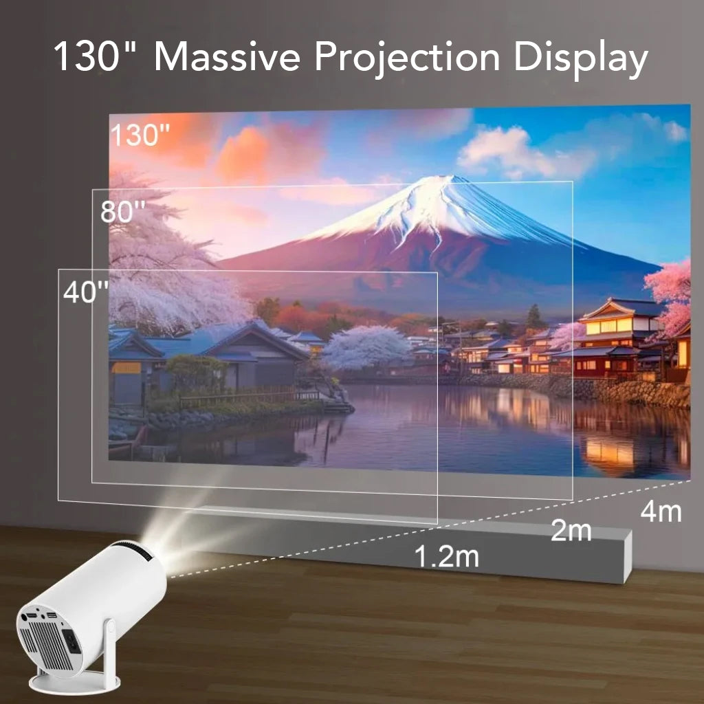 Ultra HD Projector with WiFi & Bluetooth