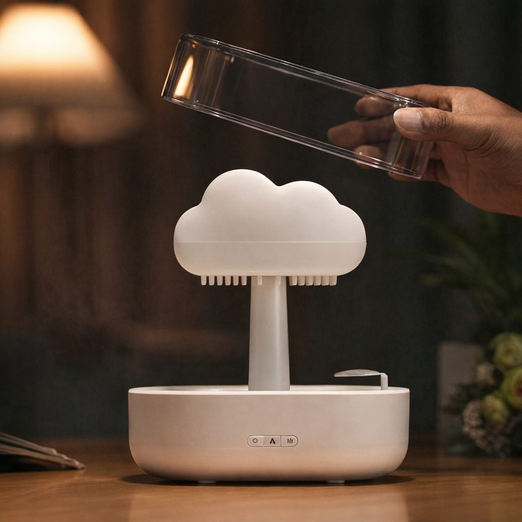 rainstorm diffuser removable water tank for easy cleaning