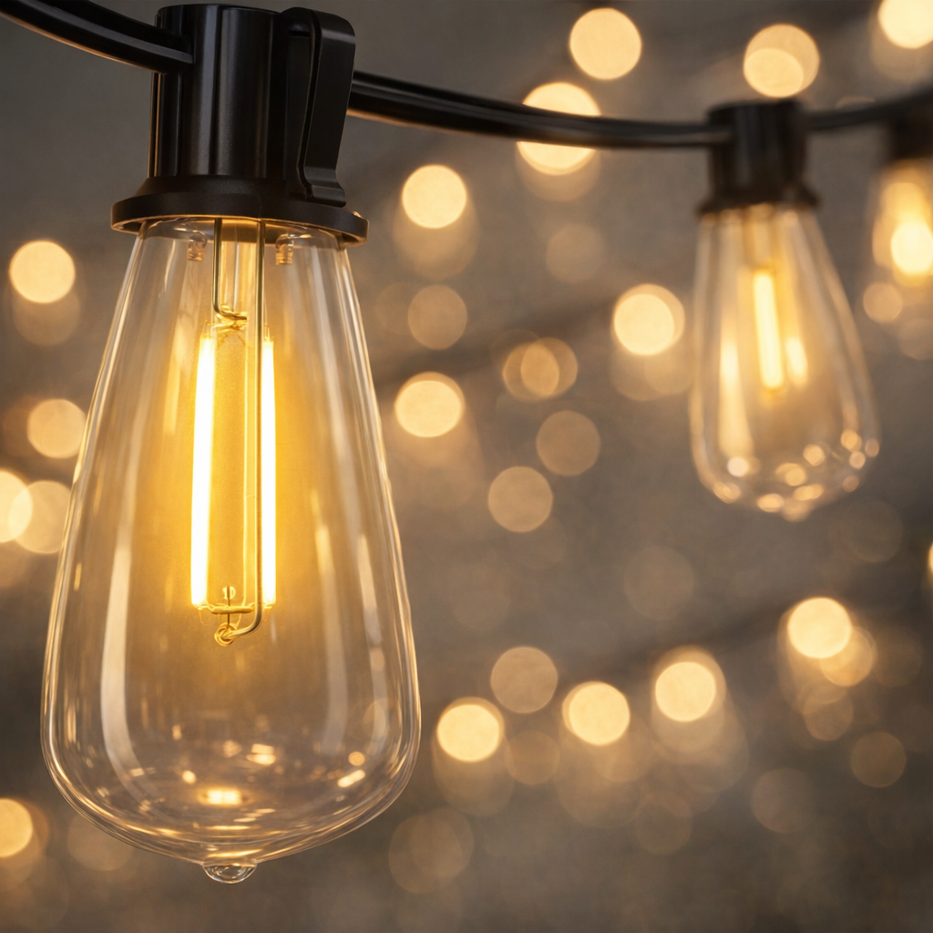 LED String Bulbs — Shatterproof Outdoor Patio Lights | FlashyBeams